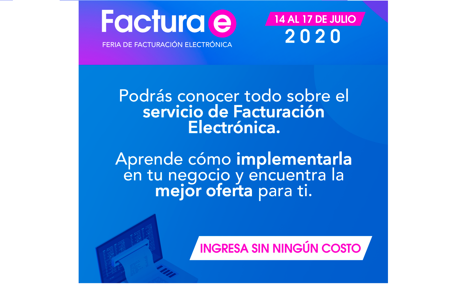La Cámara Colombiana de Comercio Electrónica realizará la Feria de Facturación Electrónica